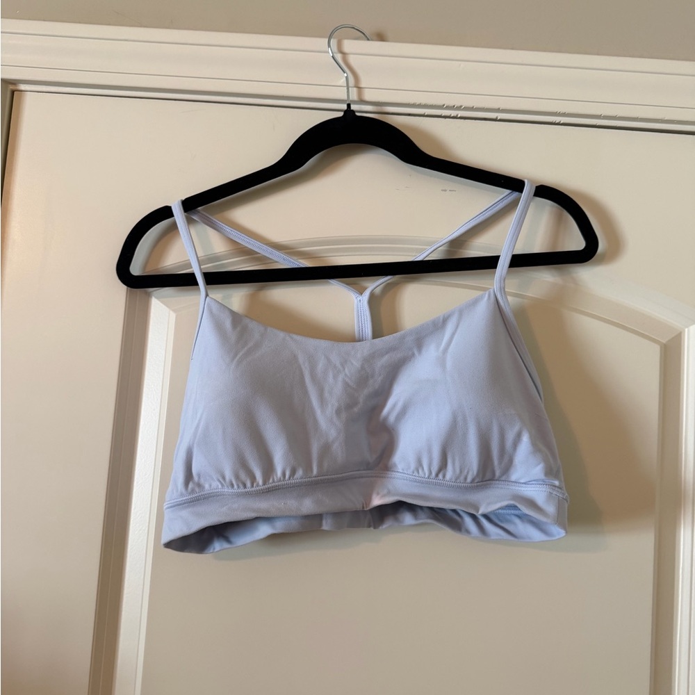 Lululemon Flow Y Bra Light Blue